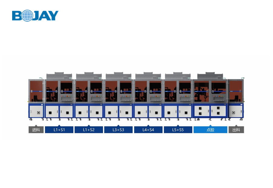 Automatic optical lens assembly line