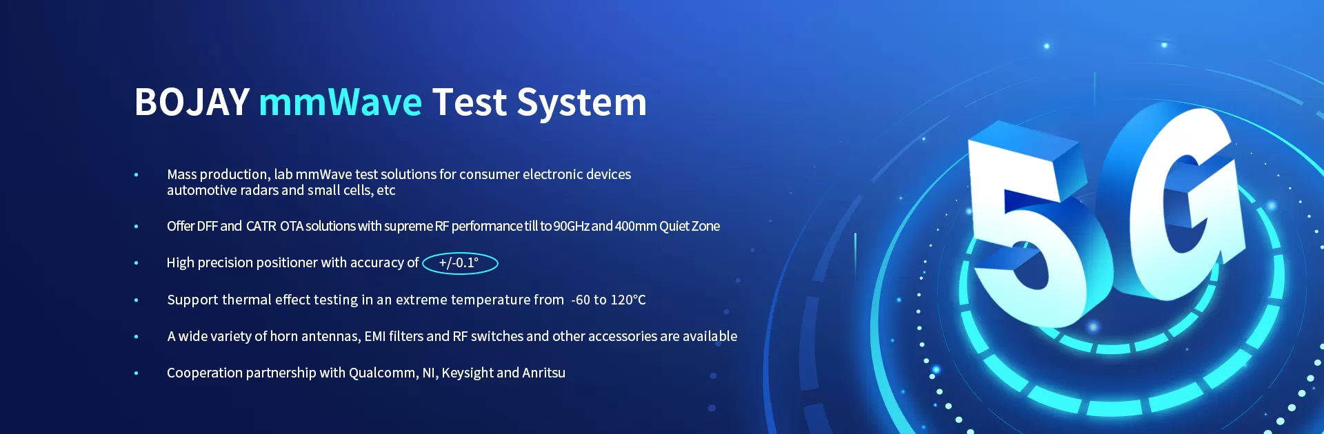 Bojay 5G RF Test Solution